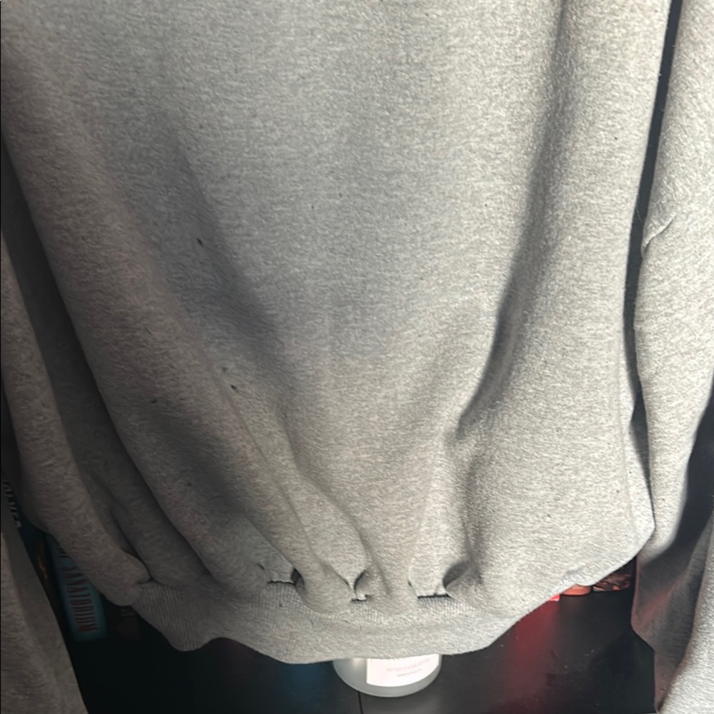Gray Oversized Sweatshirt by BooHoo - Picture 2 of 4